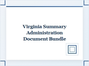 Guide to Virginia Summary Administration Documents